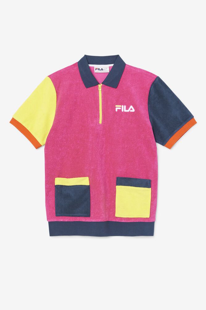 Polo Fila Barbati Roz Analu BCVN-08735